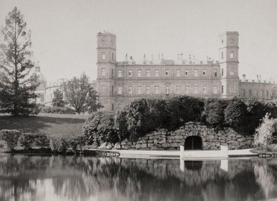 A Gatchina-i palota főhomlokzata, 1870-1880 alkotó: Unbekannt