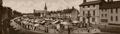 A piactér, 1880. alkotó: Unbekannt