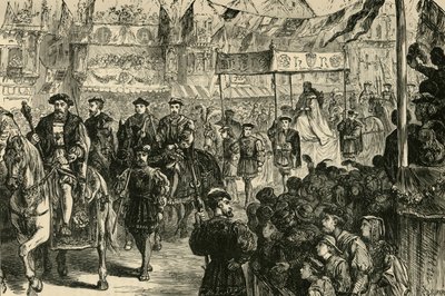 Boleyn Anne házassági menete, 1533, 1890. alkotó: Unbekannt