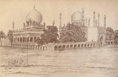Ibrahim Shah, Bijapur királyának mauzóleuma Bijapurban, 1821, 1936. alkotó: Unbekannt