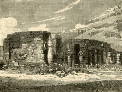 The Memnonium Thébában, 1890. alkotó: Unbekannt