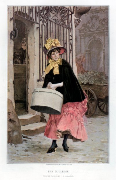 The Milliner, 1890 alkotó: Unbekannt