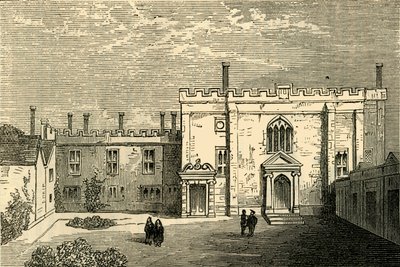 A jeruzsálemi Szent János kolostor, Clerkenwell – A kápolna délről, c1872. alkotó: Unbekannt