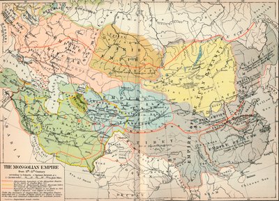 A Mongol Birodalom a XII-XV. században, 1903 körül, 1904 alkotó: Unbekannt