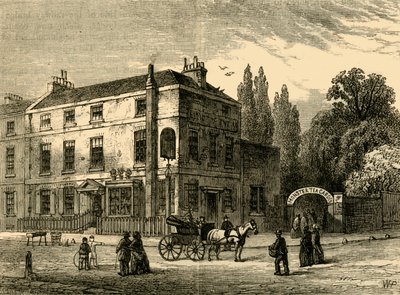 The Monster Tea-Gardens, 1820, c1876. alkotó: Unbekannt