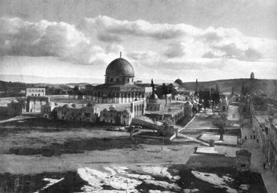 Omar mecsetje az ókori templom helyén, Betlehem, Izrael, 1926 alkotó: Unbekannt