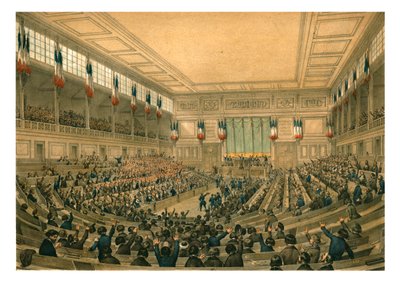 A Második Francia Köztársaság Alkotmányozó Nemzetgyűlése, 1848. május. alkotó: Unbekannt