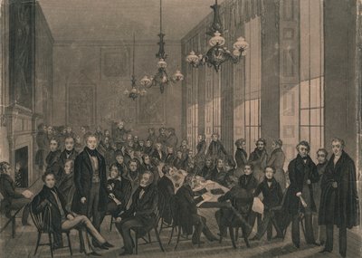 A Nemzeti Kongresszus...1839. február 4-én a British Coffee House-ban. alkotó: Unbekannt