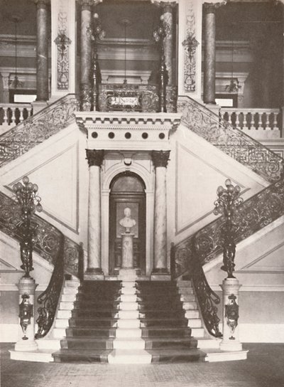 A Nemzeti Könyvtár lépcsőháza, 1914 alkotó: Unbekannt