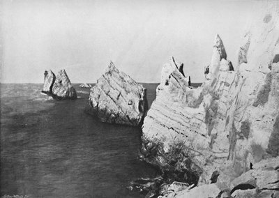 A tűk – Általános nézet, A világítótorony bemutatása, 1895 alkotó: Unbekannt