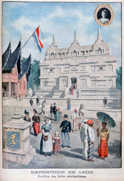 Holland-India pavilon az 1900-as egyetemes kiállításon, Párizs, 1900 alkotó: Unbekannt