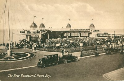 The New Bandstand, Herne Bay, Kent alkotó: Unbekannt