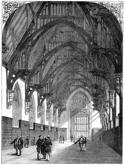 The New Middle Temple Library, 1861 alkotó: Unbekannt