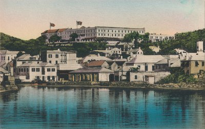 The New St. George Hotel, St. Georges, Bermuda, 20. század eleje. alkotó: Unbekannt