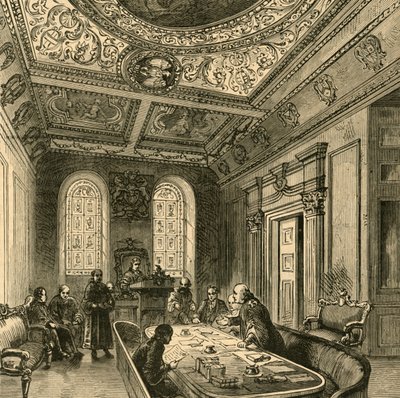The Old Court of Aldermen, Guildhall, 1897. alkotó: Unbekannt