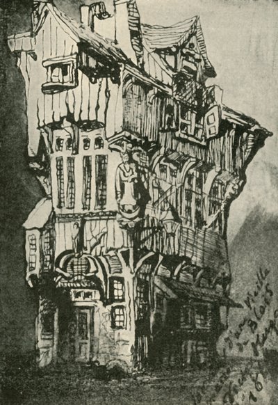 A régi ház Bloisban, 19. század, 1902 alkotó: Unbekannt
