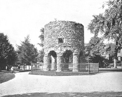 The Old Nore Tower, Newport, Rhode Island, USA, 1900 körül. alkotó: Unbekannt