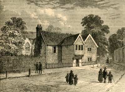 Az Old Rectory, Stoke Newington, 1858-ban, 1876 körül. alkotó: Unbekannt