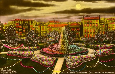 The Old Steine Gardens, Brighton, Sussex, 1940 alkotó: Unbekannt
