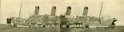 Az olimpiai 46 439 tonna metszetben, c1930. alkotó: Unbekannt