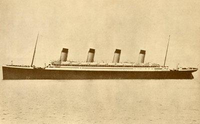 Az olimpiai fehércsillag vonal a tengeren, 1930. alkotó: Unbekannt
