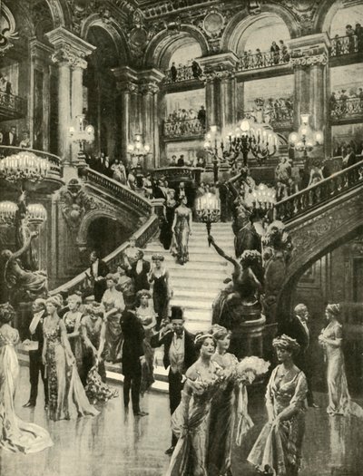A párizsi Opera, 1910. alkotó: Unbekannt