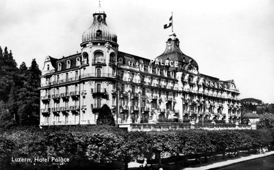 The Palace Hotel, Luzern, Svájc, XX. század eleje alkotó: Unbekannt