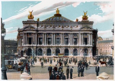 A Palais Garnier, Párizs, 1900 alkotó: Unbekannt