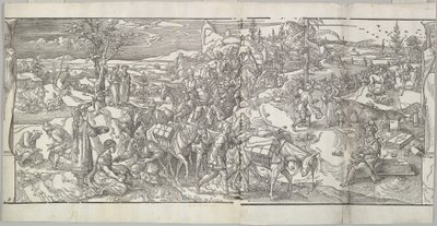 Egy karaván áthaladása a Ces Moeurs et fachons de faire de Turcz Customs frízből, 1553. alkotó: Unbekannt