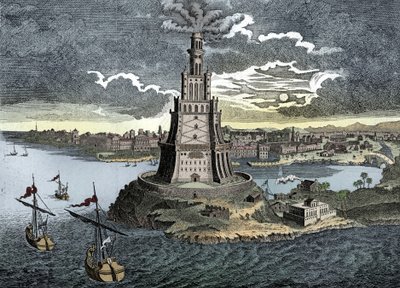 Az alexandriai Pharos, 18. század alkotó: Unbekannt