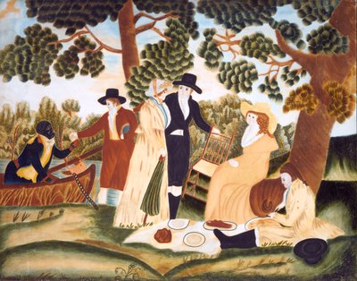 A piknik kb. 1800. alkotó: Unbekannt