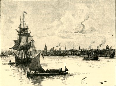 Liverpool kikötője, 1898. alkotó: Unbekannt