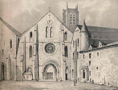 A Szent Genevieve-i apátság portálja, 1915 alkotó: Unbekannt