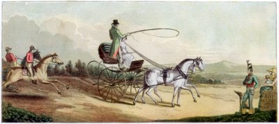 A régens herceg vezette Mrs Q-t a Brighton felé vezető úton, 1890. 18. század végén vagy 19. század elején alkotó: Unbekannt