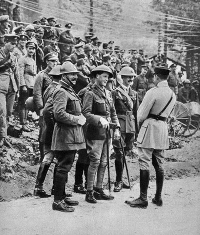 A walesi herceg az olasz fronton, 1917 alkotó: Unbekannt