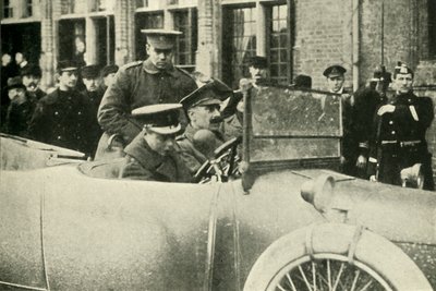 A walesi herceg Flandriában, első világháború, 1914. december, 1920. alkotó: Unbekannt