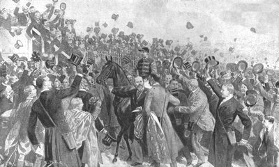 The Princes First Derby, 1896: Ő Királyi Fensége a Datolyaszilva vezetésével, 1901. alkotó: Unbekannt