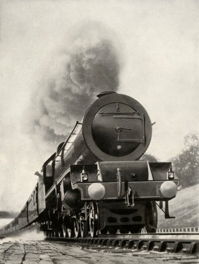 A Princess Royal, egy 4-6-2 típusú expressz motor az L.M.S. rendszer, 1935. alkotó: Unbekannt