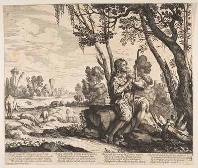 A tékozló fiú a disznókat őrző, kb. 1636. alkotó: Unbekannt