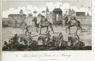 Perzsia királynője, akit tevék vittek, c 1810-1829 alkotó: Unbekannt