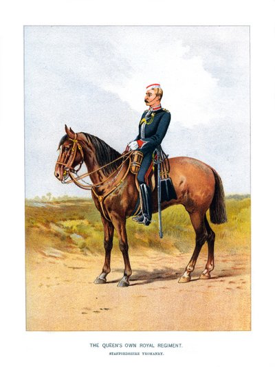 The Queens Own Royal Regiment, Staffordshire Yeomanry, 1890 alkotó: Unbekannt