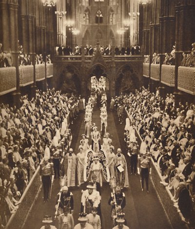 A Queens Procession, 1937. május 12 alkotó: Unbekannt