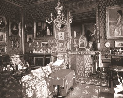 The Queens Sitting Room, Windsor Castle, Berkshire, 1894. alkotó: Unbekannt