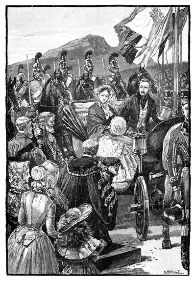 A Queens belépése Edinburghba, 1840-es évek, 1900 alkotó: Unbekannt