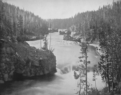 The Rapids of the Yellowstone, 19. század alkotó: Unbekannt