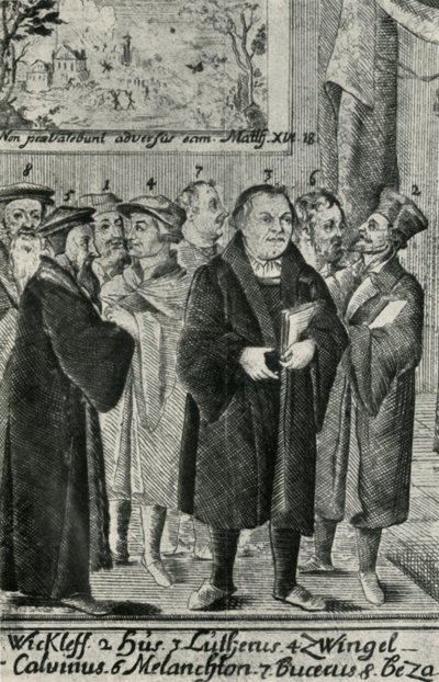 Reformátorok, 16. század, 1947. alkotó: Unbekannt