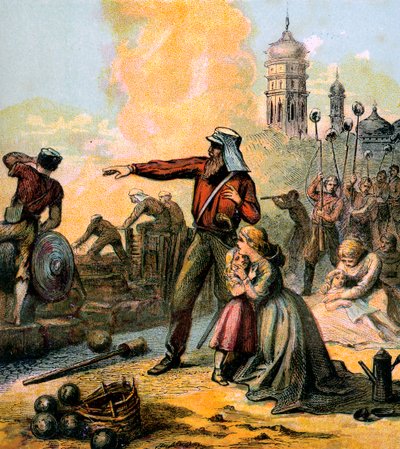 Lucknow megkönnyebbülése, 1857 c1850-es évek alkotó: Unbekannt
