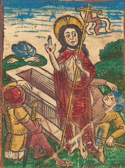 A feltámadás, c. 1490. alkotó: Unbekannt