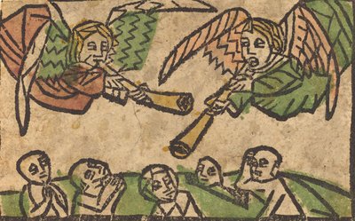 A halottak feltámadása, c. 14601470. alkotó: Unbekannt