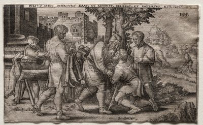 A tékozló fiú visszatérése, 1500-as évek. alkotó: Unbekannt